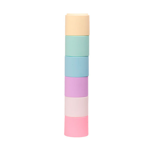 6 Pastel Stacking Cups