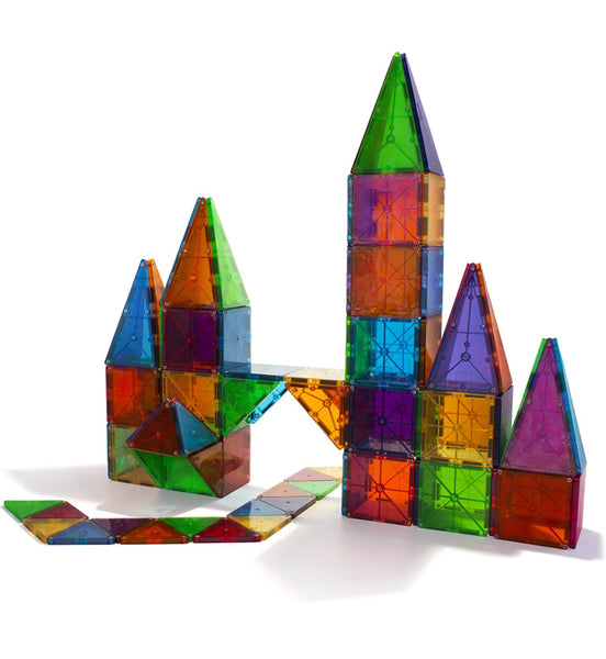 マグナタイルズ 200ピース Magna-Tiles CLEAR COLORS Magna-Tiles Clear Colors | Becker's School Supplies