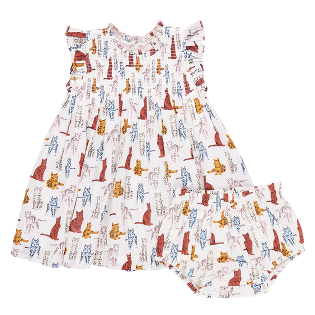 Stevie Dress Baby- Tabby