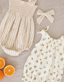 Shoulder Tie Bubble - Oranges