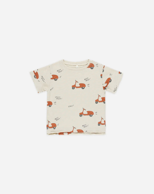 Raw Edge Tee- Moped