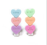 Multi heart candy clips