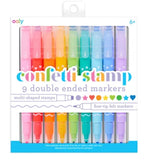 Confetti Stamp double ended markers