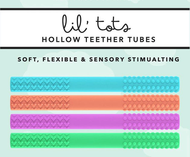 Lil Tots Hollow Teether Tubes