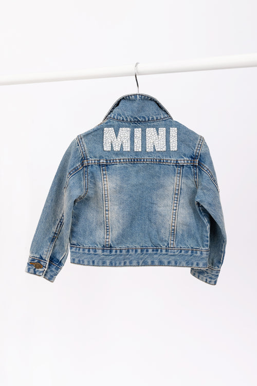 Mini Applique Denim Jacket